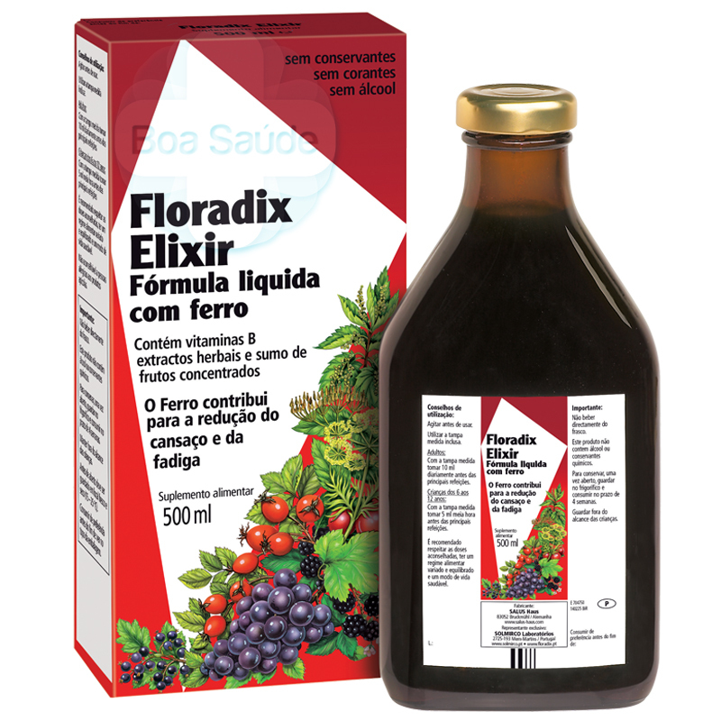 Floradix Elixir 500 Ml Boa Saude