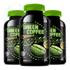 Pack 3 Green Coffee Black Power