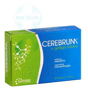 Cerebrum + Ginkgo Biloba 30 Cápsulas